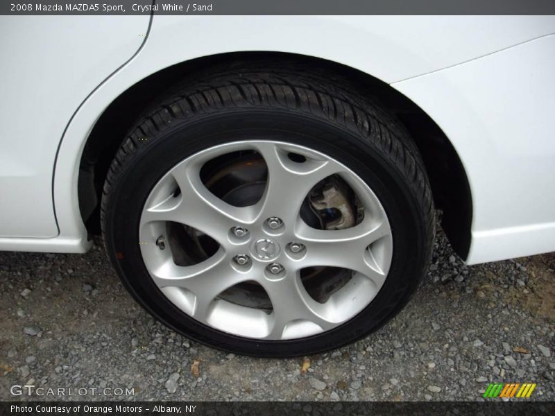 Crystal White / Sand 2008 Mazda MAZDA5 Sport