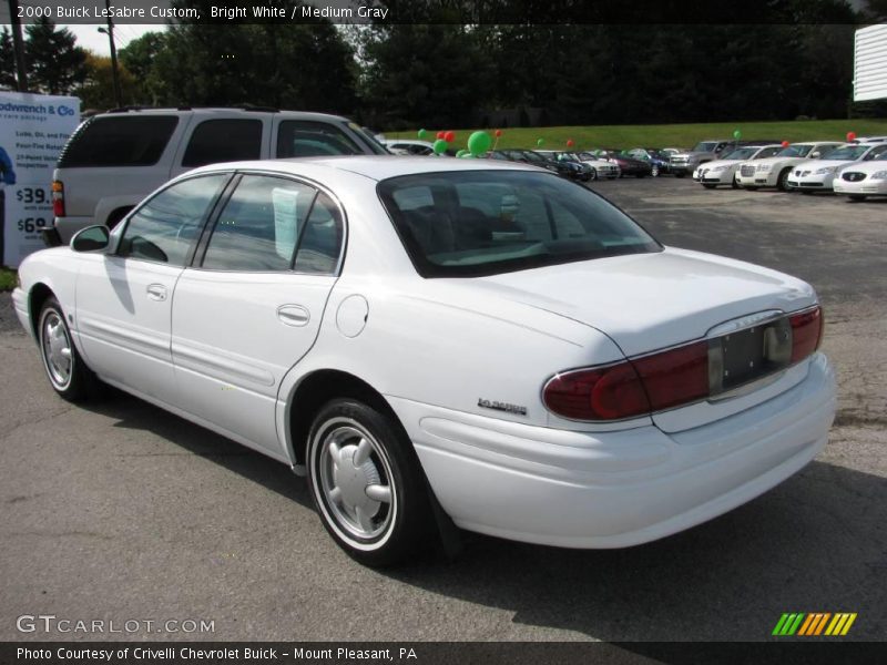 Bright White / Medium Gray 2000 Buick LeSabre Custom