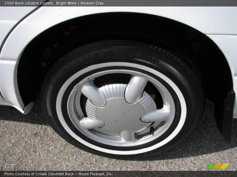 Bright White / Medium Gray 2000 Buick LeSabre Custom