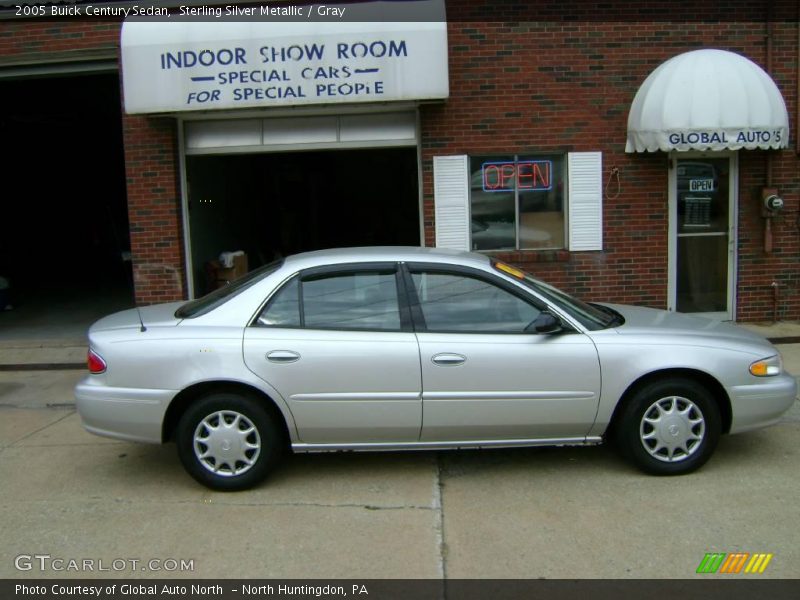 Sterling Silver Metallic / Gray 2005 Buick Century Sedan
