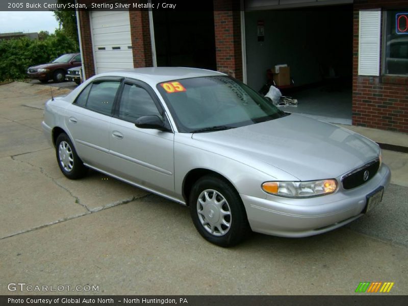Sterling Silver Metallic / Gray 2005 Buick Century Sedan