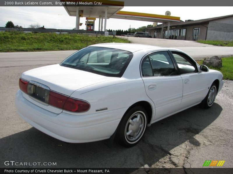 Bright White / Medium Gray 2000 Buick LeSabre Custom