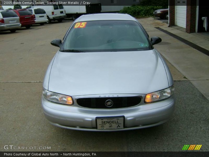 Sterling Silver Metallic / Gray 2005 Buick Century Sedan