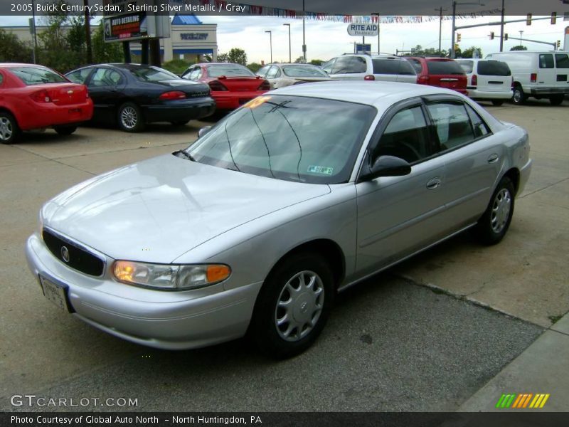 Sterling Silver Metallic / Gray 2005 Buick Century Sedan