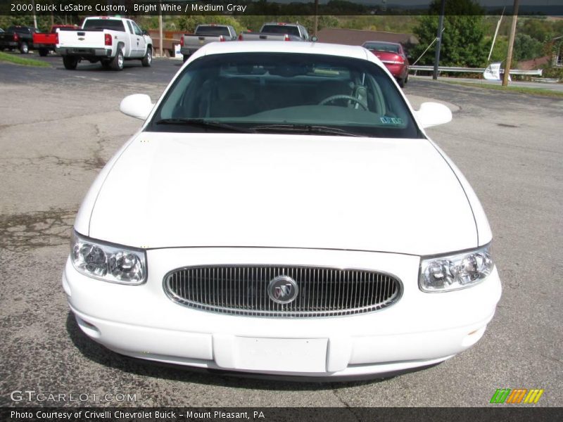 Bright White / Medium Gray 2000 Buick LeSabre Custom
