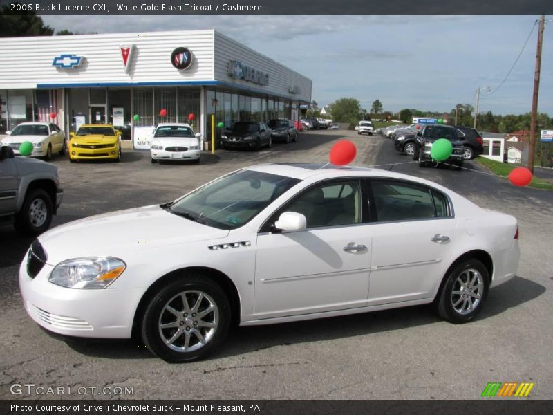 White Gold Flash Tricoat / Cashmere 2006 Buick Lucerne CXL