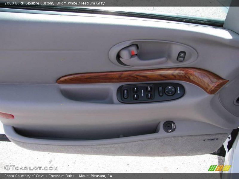 Bright White / Medium Gray 2000 Buick LeSabre Custom