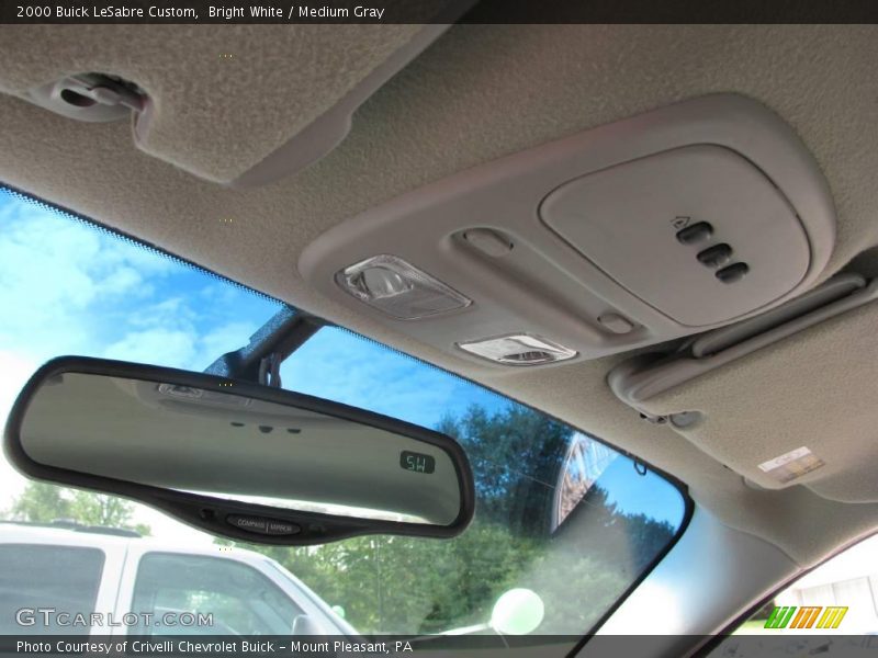 Bright White / Medium Gray 2000 Buick LeSabre Custom