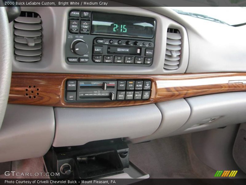 Bright White / Medium Gray 2000 Buick LeSabre Custom