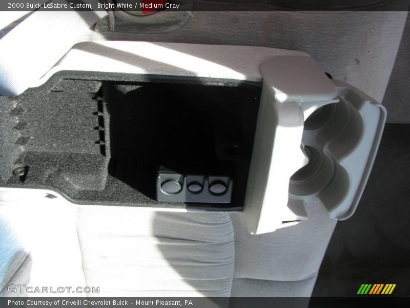 Bright White / Medium Gray 2000 Buick LeSabre Custom