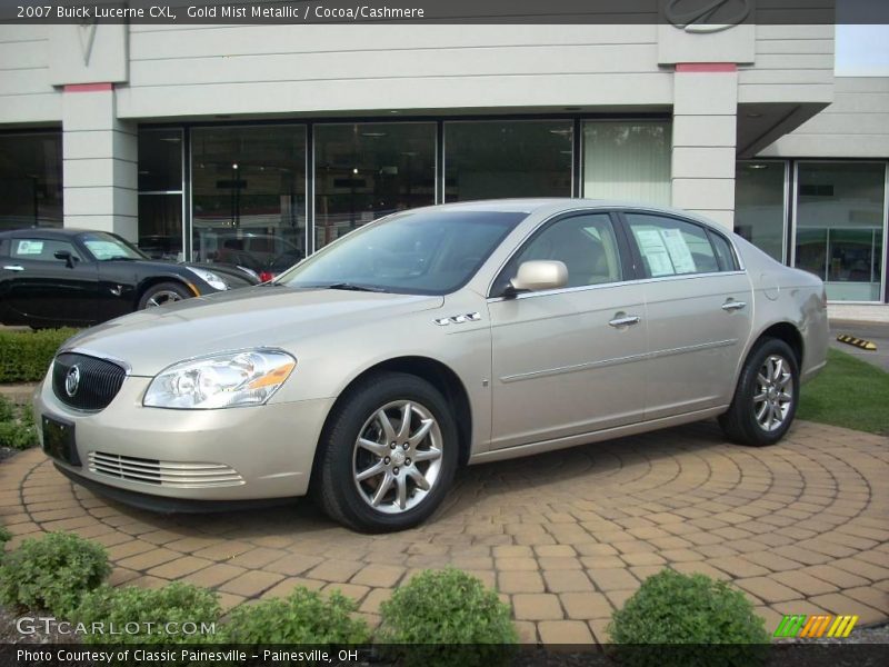 Gold Mist Metallic / Cocoa/Cashmere 2007 Buick Lucerne CXL