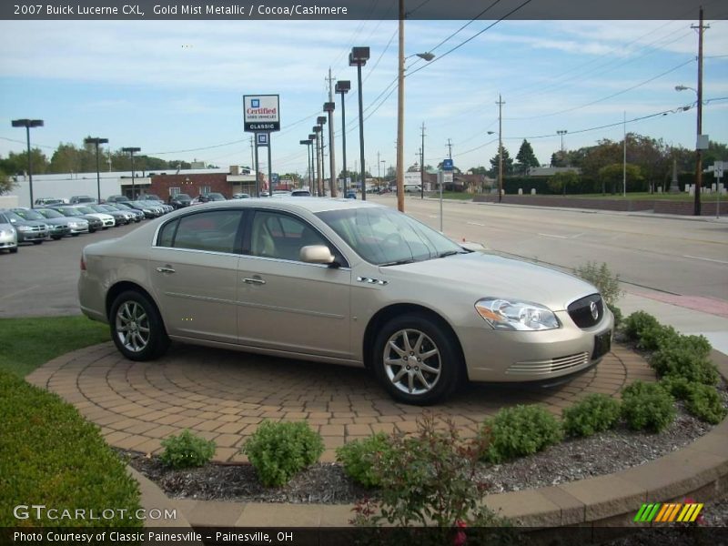 Gold Mist Metallic / Cocoa/Cashmere 2007 Buick Lucerne CXL