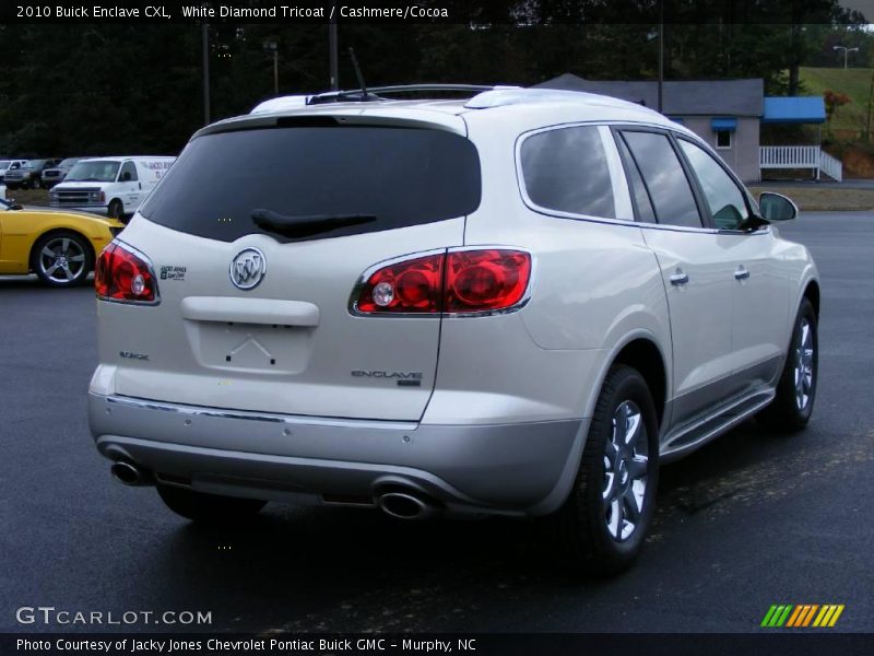 White Diamond Tricoat / Cashmere/Cocoa 2010 Buick Enclave CXL