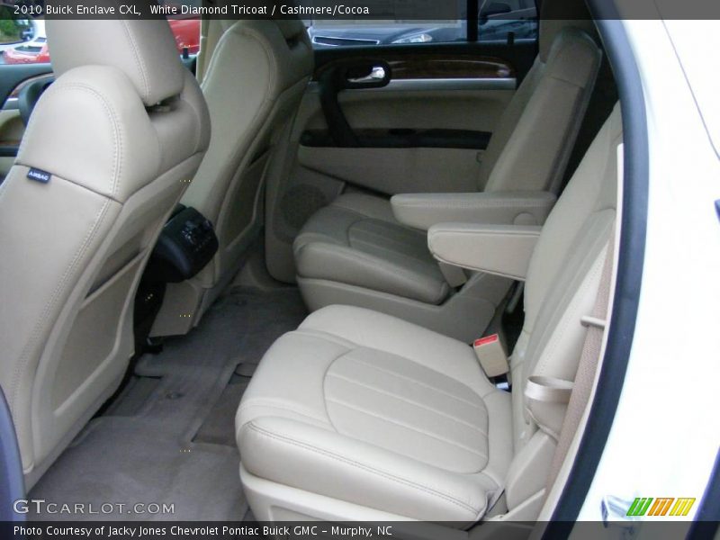 White Diamond Tricoat / Cashmere/Cocoa 2010 Buick Enclave CXL