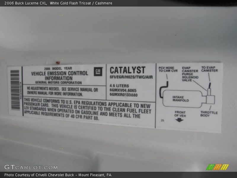 White Gold Flash Tricoat / Cashmere 2006 Buick Lucerne CXL