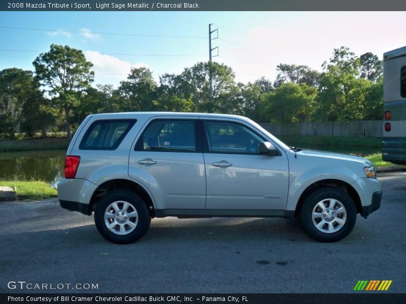 Light Sage Metallic / Charcoal Black 2008 Mazda Tribute i Sport