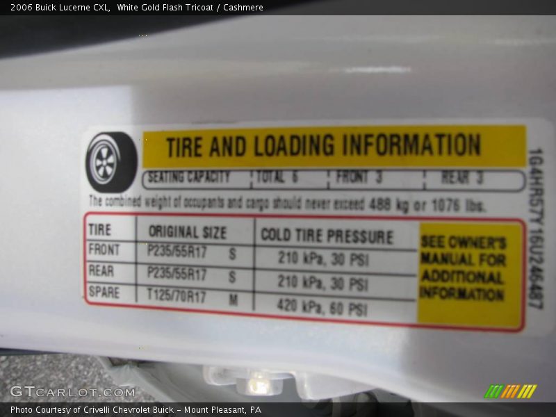 White Gold Flash Tricoat / Cashmere 2006 Buick Lucerne CXL