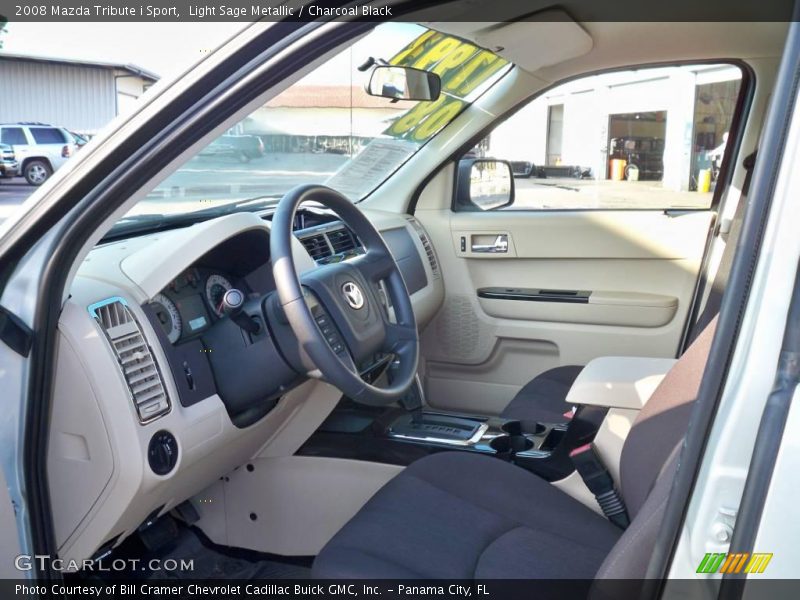 Light Sage Metallic / Charcoal Black 2008 Mazda Tribute i Sport