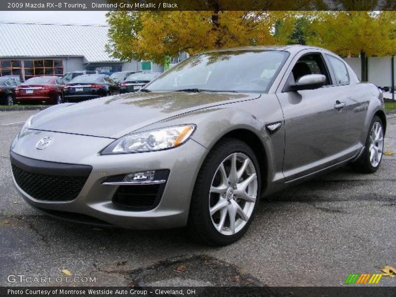 Diamond Gray Metallic / Black 2009 Mazda RX-8 Touring