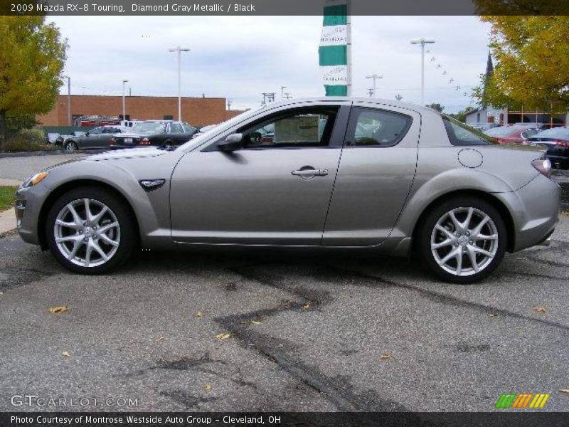 Diamond Gray Metallic / Black 2009 Mazda RX-8 Touring