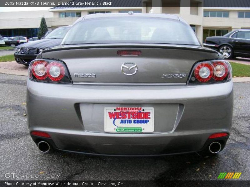 Diamond Gray Metallic / Black 2009 Mazda RX-8 Touring