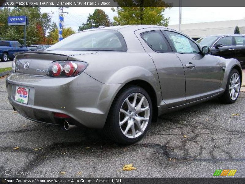 Diamond Gray Metallic / Black 2009 Mazda RX-8 Touring