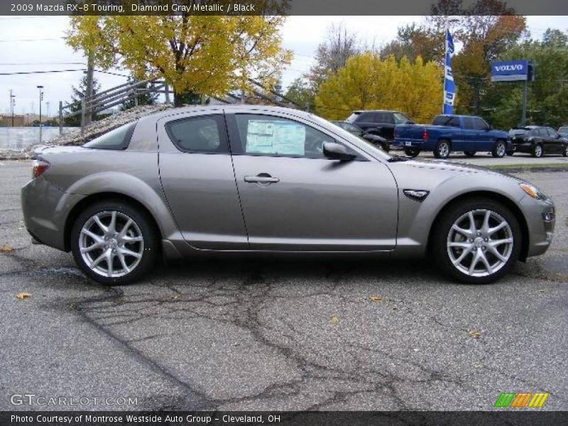 Diamond Gray Metallic / Black 2009 Mazda RX-8 Touring