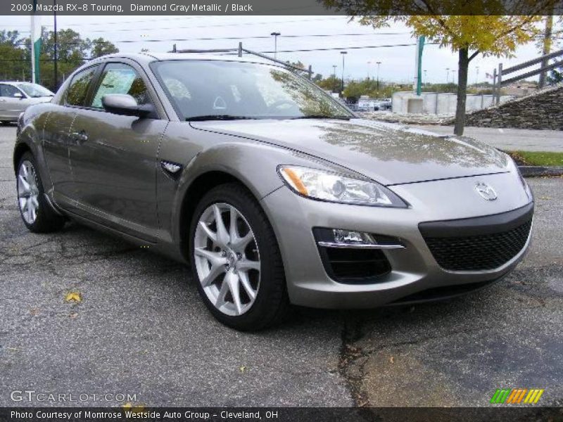 Diamond Gray Metallic / Black 2009 Mazda RX-8 Touring