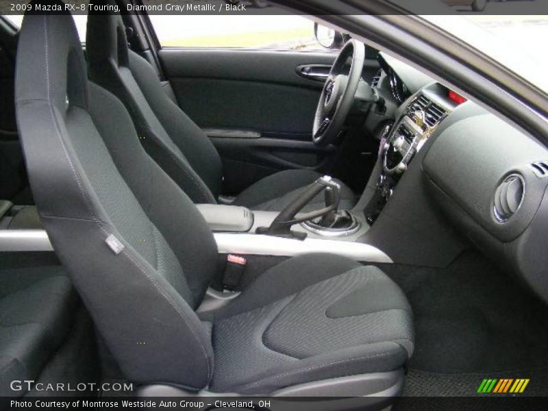 Diamond Gray Metallic / Black 2009 Mazda RX-8 Touring