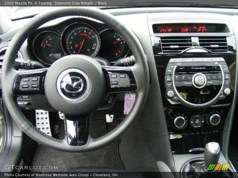 Diamond Gray Metallic / Black 2009 Mazda RX-8 Touring