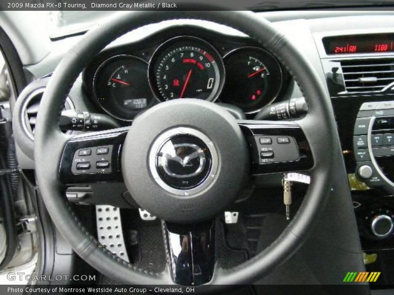Diamond Gray Metallic / Black 2009 Mazda RX-8 Touring