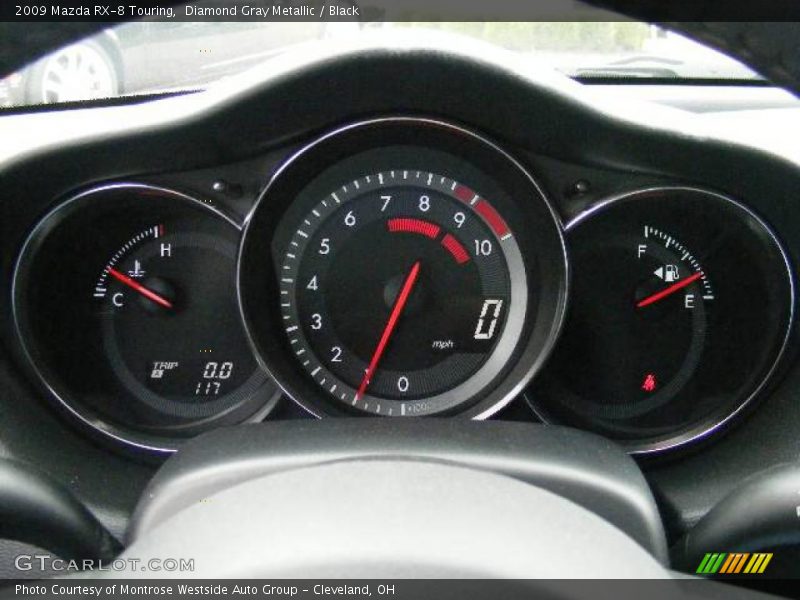 Diamond Gray Metallic / Black 2009 Mazda RX-8 Touring