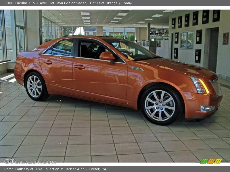 Hot Lava Orange / Ebony 2008 Cadillac CTS 4 AWD Hot Lava Edition Sedan