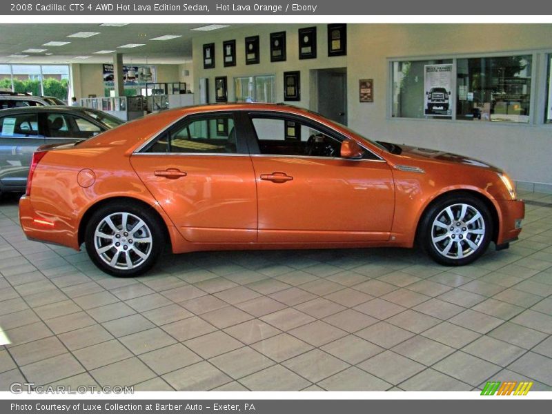 Hot Lava Orange / Ebony 2008 Cadillac CTS 4 AWD Hot Lava Edition Sedan