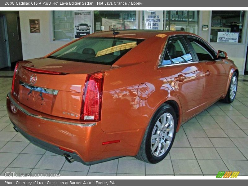 Hot Lava Orange / Ebony 2008 Cadillac CTS 4 AWD Hot Lava Edition Sedan
