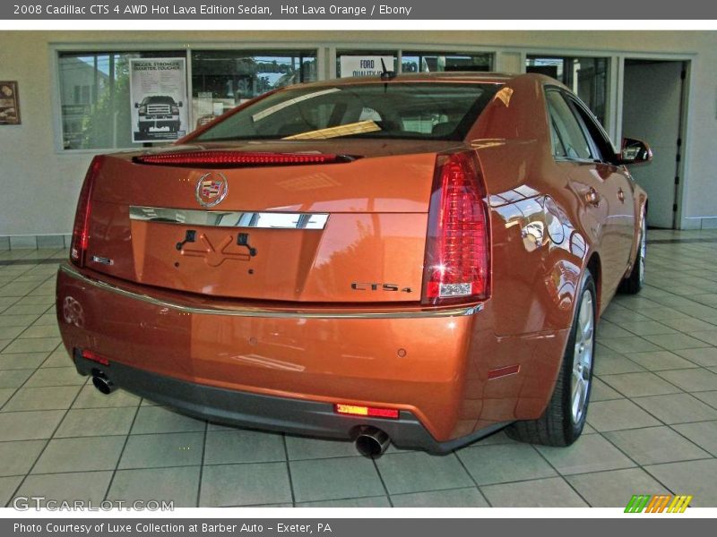 Hot Lava Orange / Ebony 2008 Cadillac CTS 4 AWD Hot Lava Edition Sedan