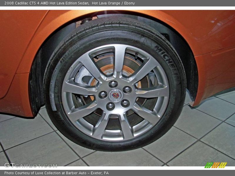 Hot Lava Orange / Ebony 2008 Cadillac CTS 4 AWD Hot Lava Edition Sedan