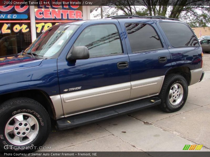 Indigo Blue Metallic / Gray 2000 Chevrolet Tahoe LS 4x4