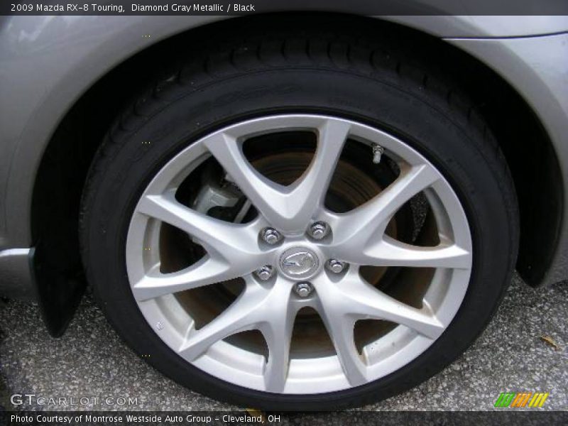 Diamond Gray Metallic / Black 2009 Mazda RX-8 Touring