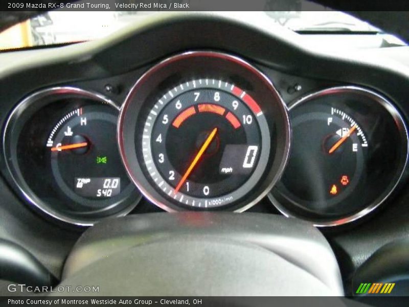 Velocity Red Mica / Black 2009 Mazda RX-8 Grand Touring