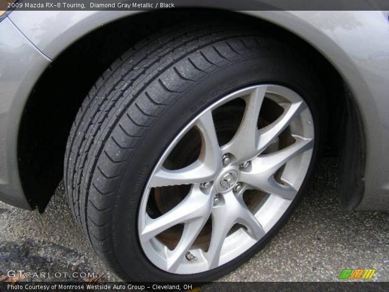 Diamond Gray Metallic / Black 2009 Mazda RX-8 Touring