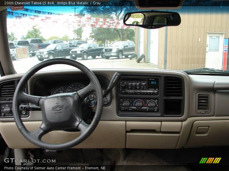 Indigo Blue Metallic / Gray 2000 Chevrolet Tahoe LS 4x4