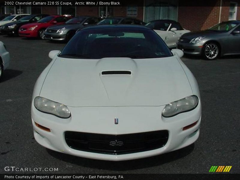 Arctic White / Ebony Black 2002 Chevrolet Camaro Z28 SS Coupe