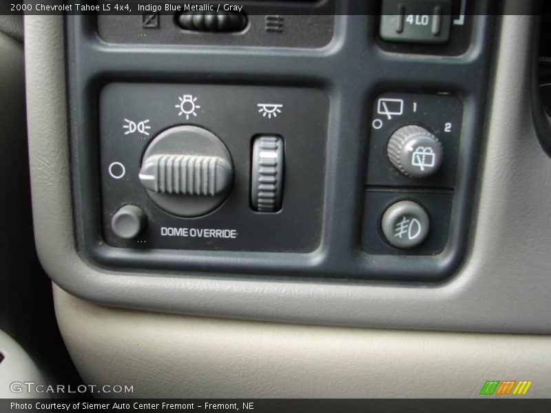 Indigo Blue Metallic / Gray 2000 Chevrolet Tahoe LS 4x4
