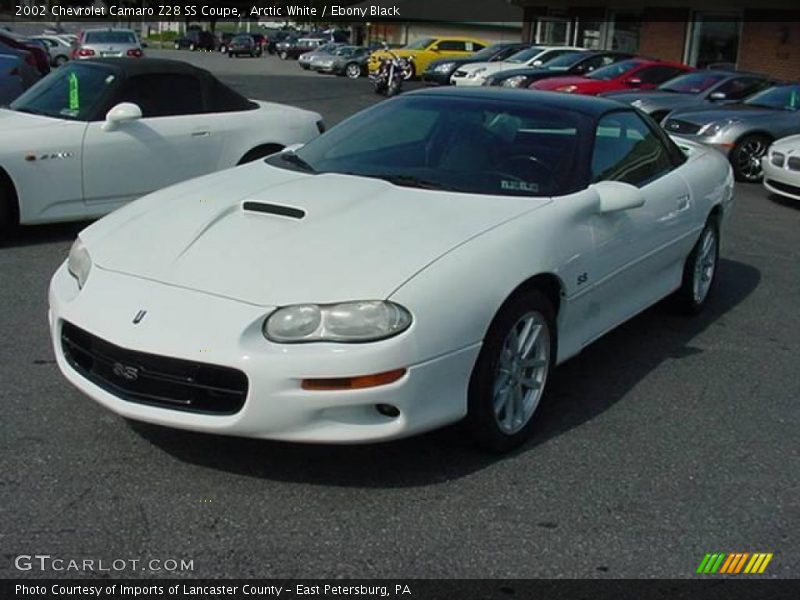 Arctic White / Ebony Black 2002 Chevrolet Camaro Z28 SS Coupe