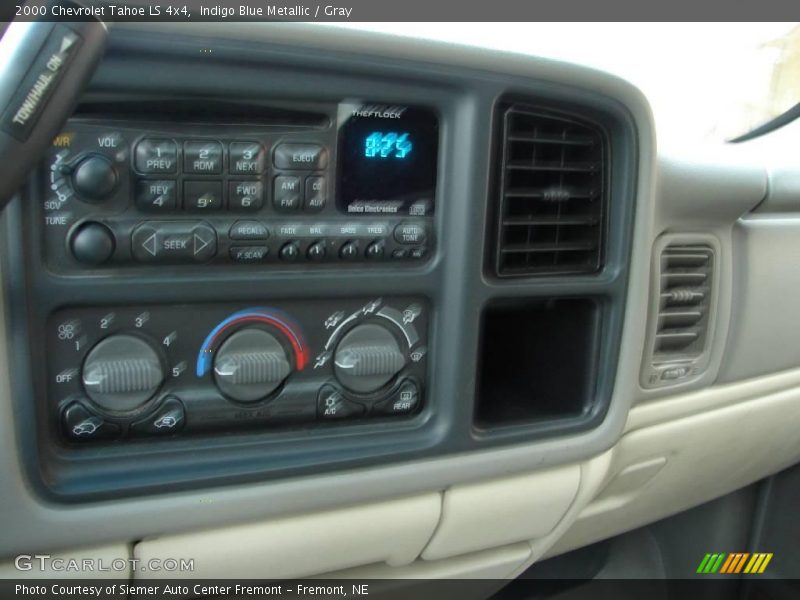 Indigo Blue Metallic / Gray 2000 Chevrolet Tahoe LS 4x4