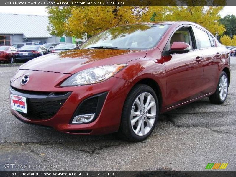 Copper Red Mica / Dune Beige 2010 Mazda MAZDA3 s Sport 4 Door