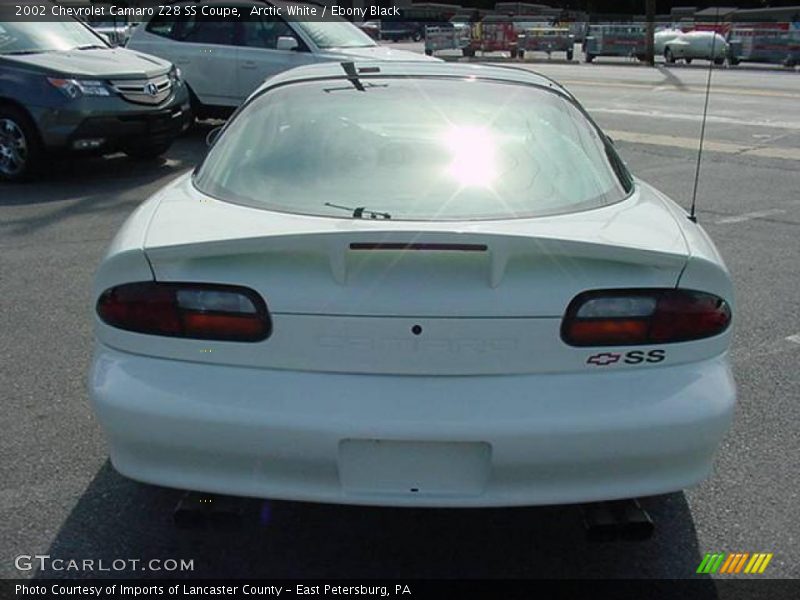 Arctic White / Ebony Black 2002 Chevrolet Camaro Z28 SS Coupe