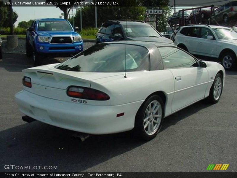 Arctic White / Ebony Black 2002 Chevrolet Camaro Z28 SS Coupe