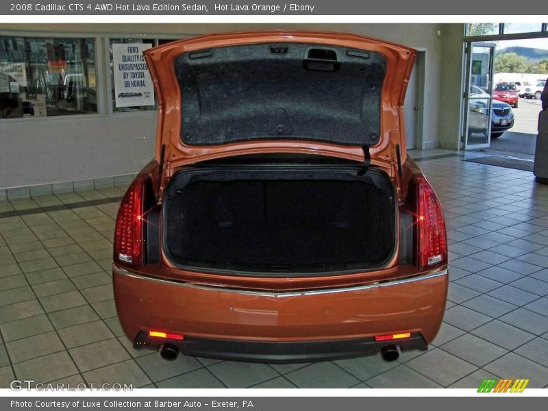 Hot Lava Orange / Ebony 2008 Cadillac CTS 4 AWD Hot Lava Edition Sedan